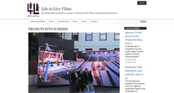 Desktop Screenshot of lifetolivefilms.com